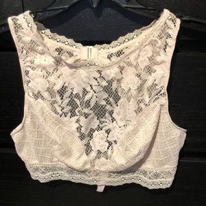 VS baby pink high neck bralette